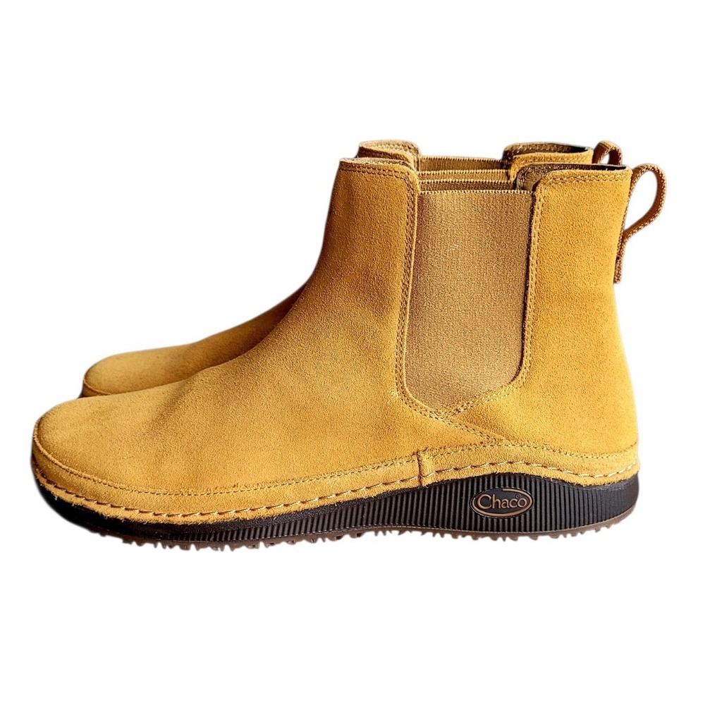 CHACO 10 Camel Paonia Chelsea Boot Women
